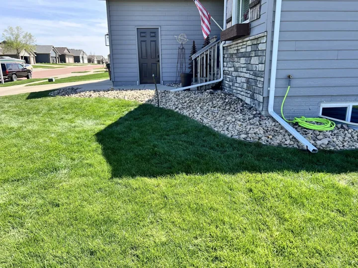 Front Entry Rock Landscaping