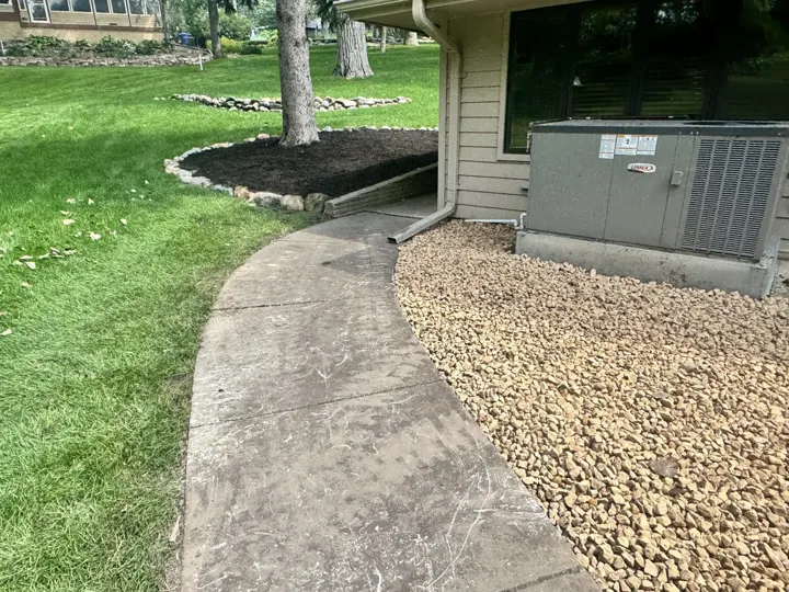 Underdeck Landscaping & Boulder Wall